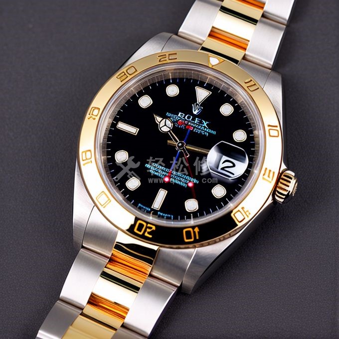 劳力士手表显示屏偏色。