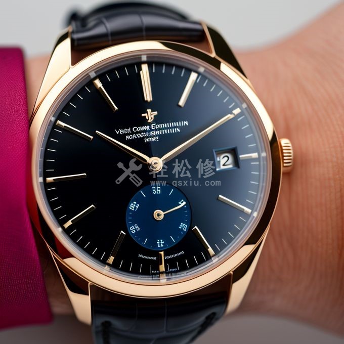 瑞士军手表指针颜色褪色。